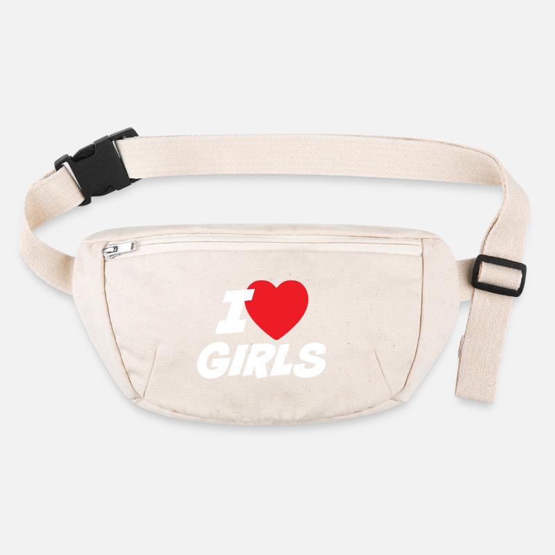 Ich liebe Mädchen Stanley/Stella recycelte Gürteltasche