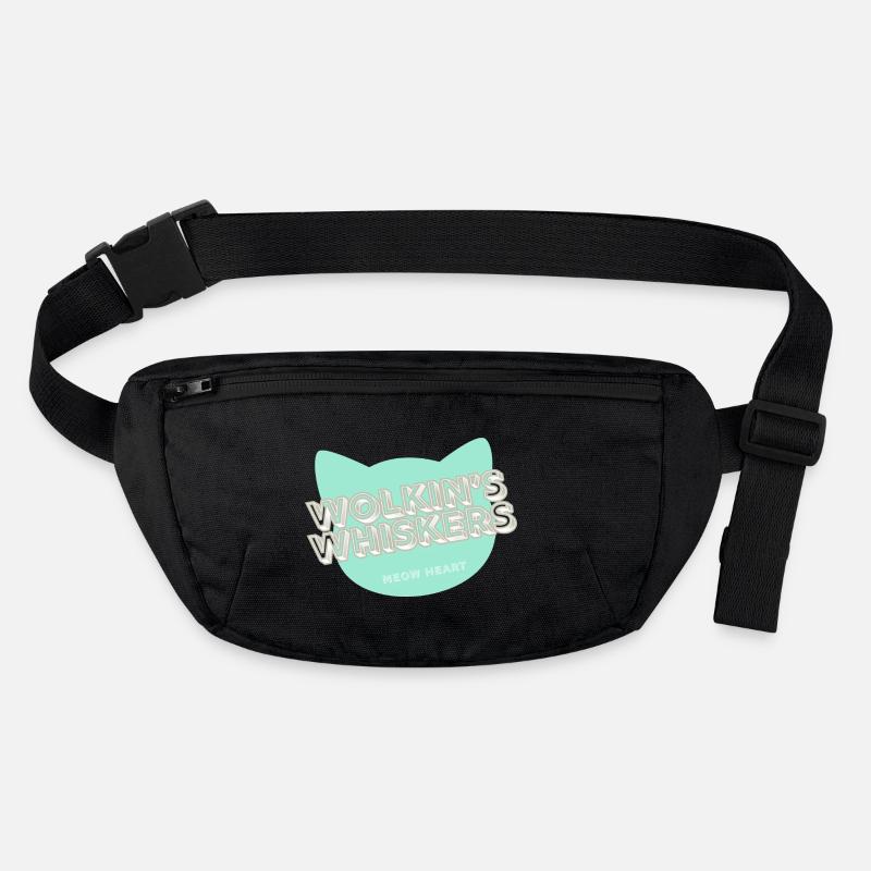 Wolkin's Whiskers - Ein Katzenlogo Stanley/Stella recycelte Gürteltasche
