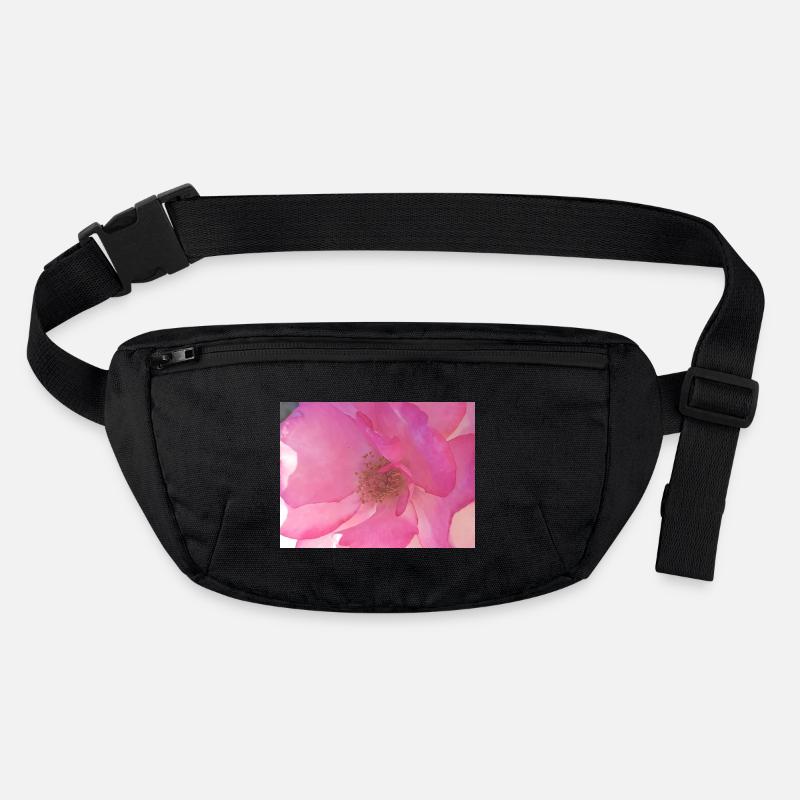 Douce fleur de rose en rose Sac banane recyclé Stanley/Stella