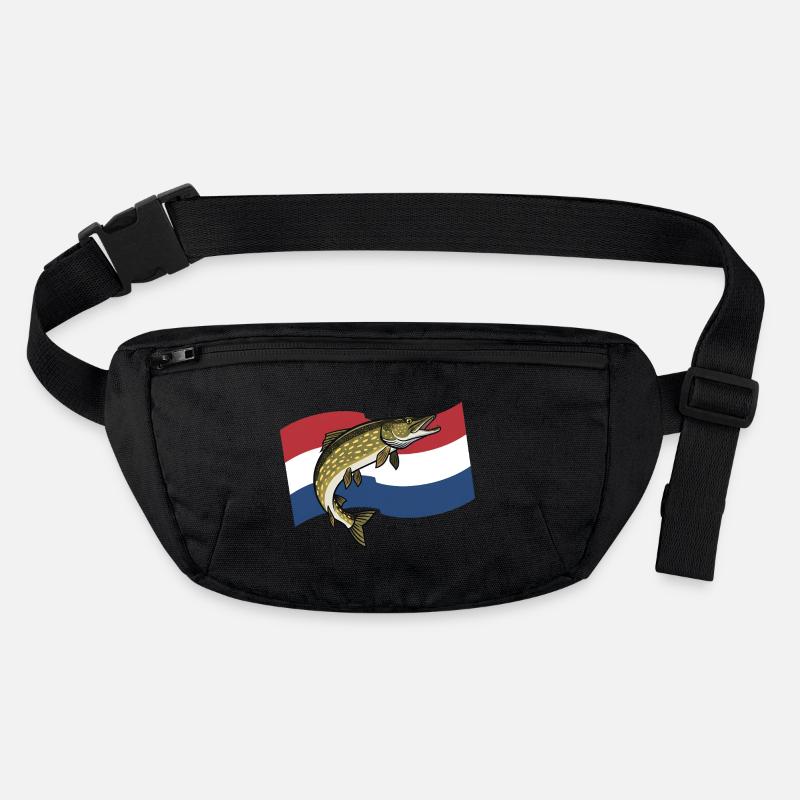 Pike Fishing Netherlands Holland Stanley/Stella recycled Hip Bag 