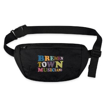 Bremer Town Musicians – Legendary & Timeless! - Stanley/Stella recycelte Gürteltasche - Schwarz - Vorne