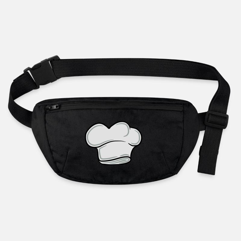 Chef Funny Smiley Mustache Beard Stanley/Stella recycled Hip Bag 