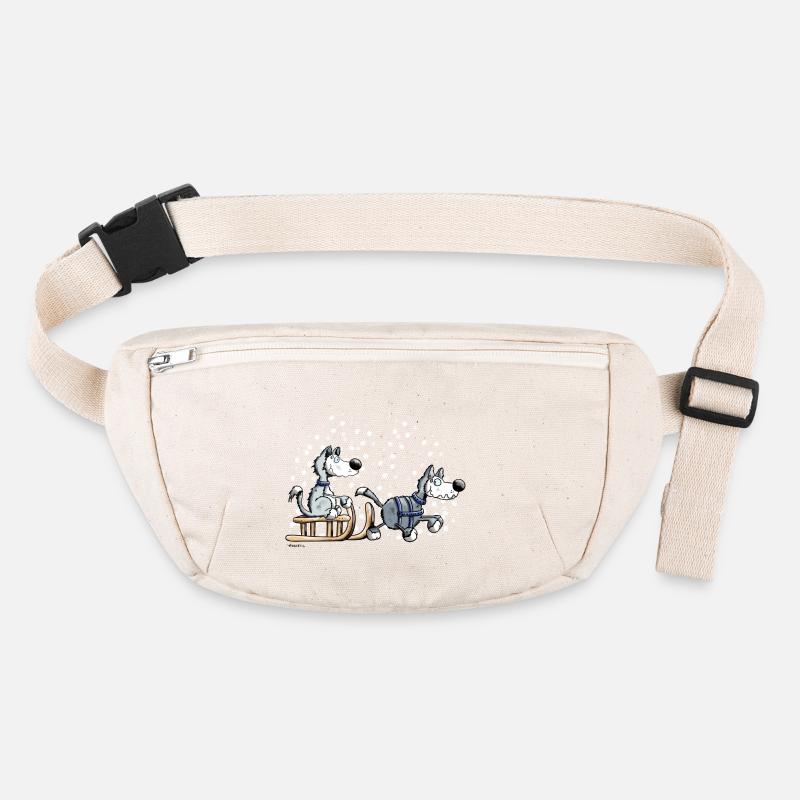 Drôle Huskies Sac banane recyclé Stanley/Stella