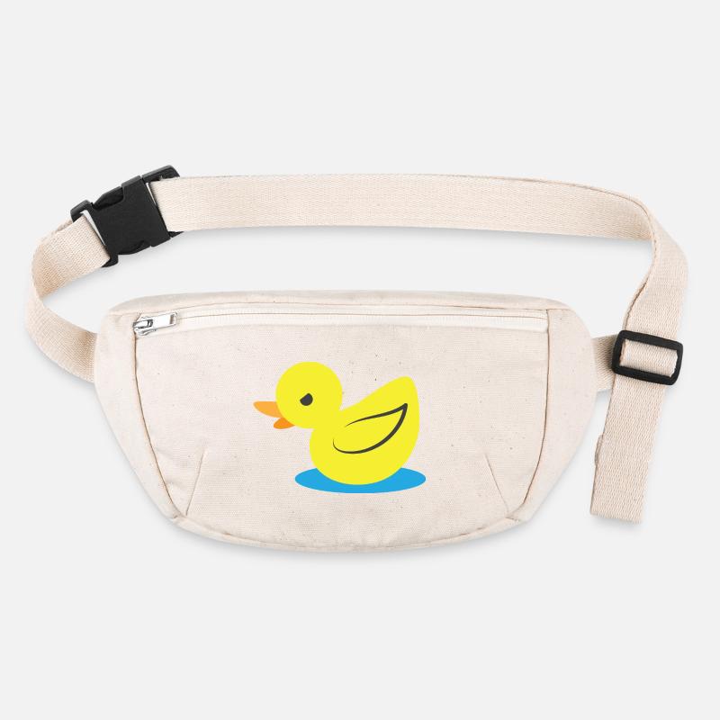 Little angry yellow duck Stanley/Stella recycled Hip Bag 