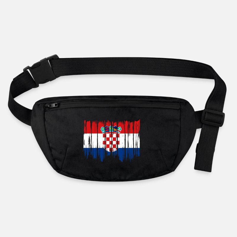 Croatia flag Adriatic Zagreb Croatian flag Stanley/Stella recycled Hip Bag 