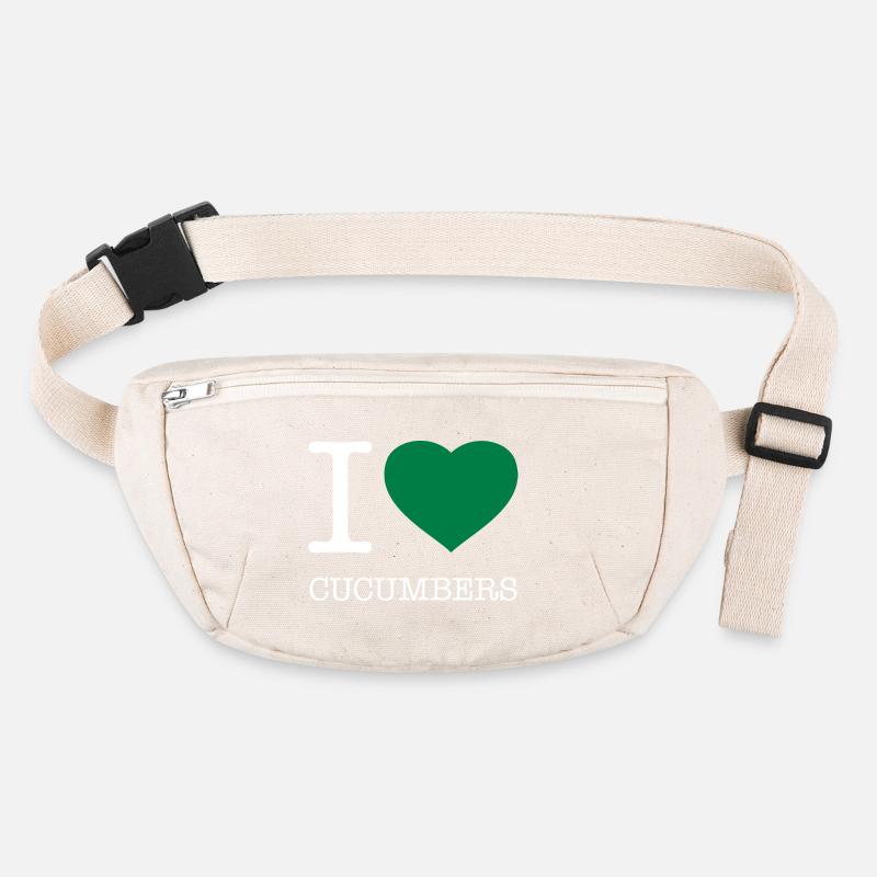 I LOVE CUCUMBERS Gurken Stanley/Stella recycelte Gürteltasche