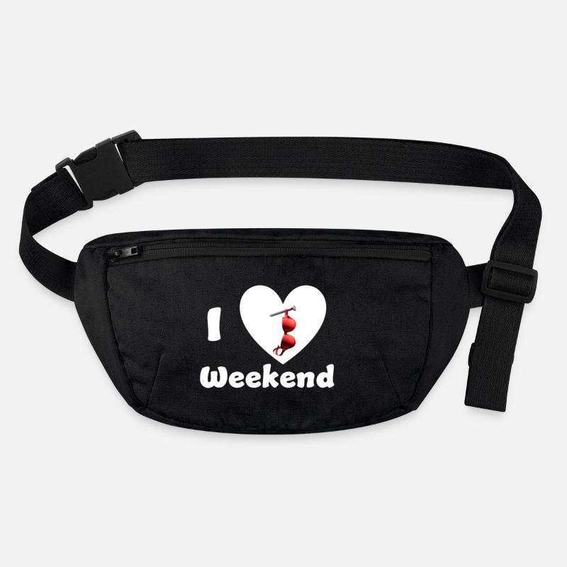 I Love Weekend Stanley/Stella recycelte Gürteltasche