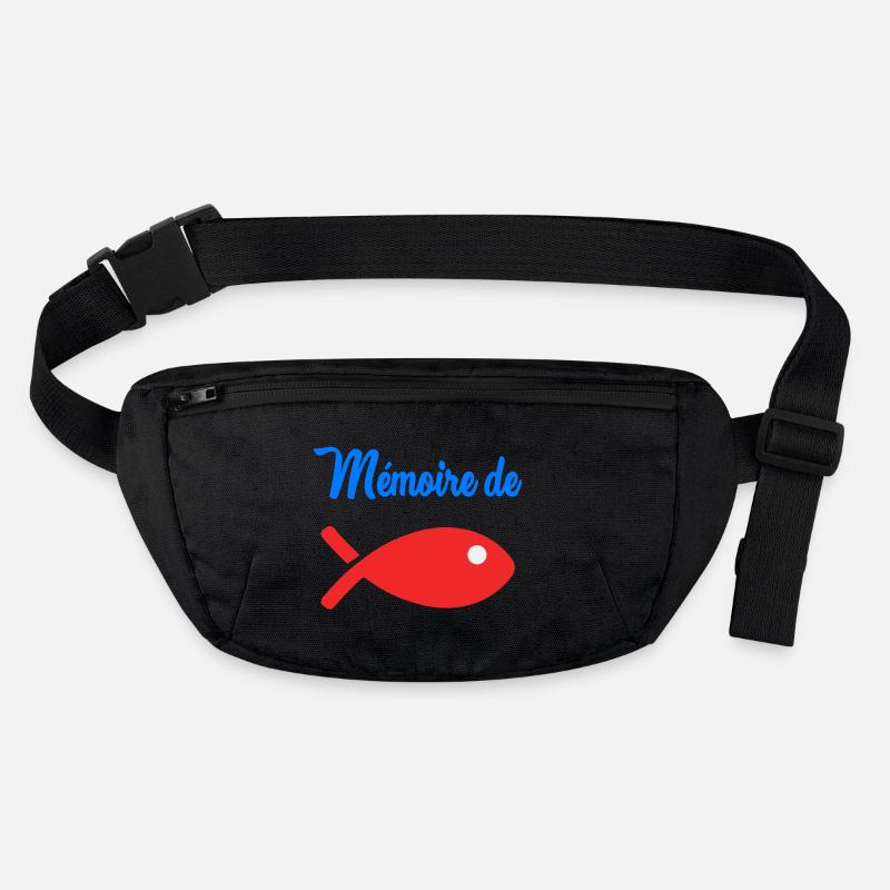 FISH. MEMORY. HUMOR Stanley/Stella recycled Hip Bag 