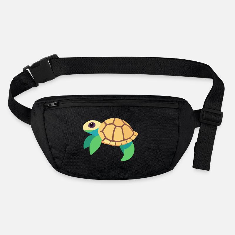 Tortue d’eau bébé vert Sac banane recyclé Stanley/Stella