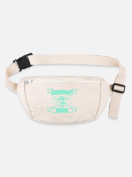 Diego - Stanley/Stella recycelte Gürteltasche - Naturweiß - Vorne