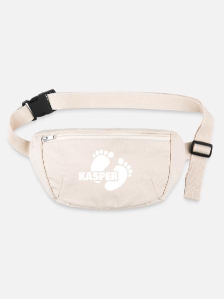 Gift for Kasper - Stanley/Stella recycled Hip Bag  - natural - Front