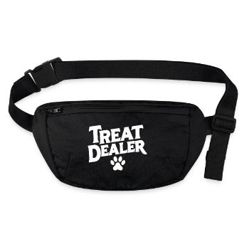 Dog Treat Funny - Stanley/Stella recycled Hip Bag  - black - Front