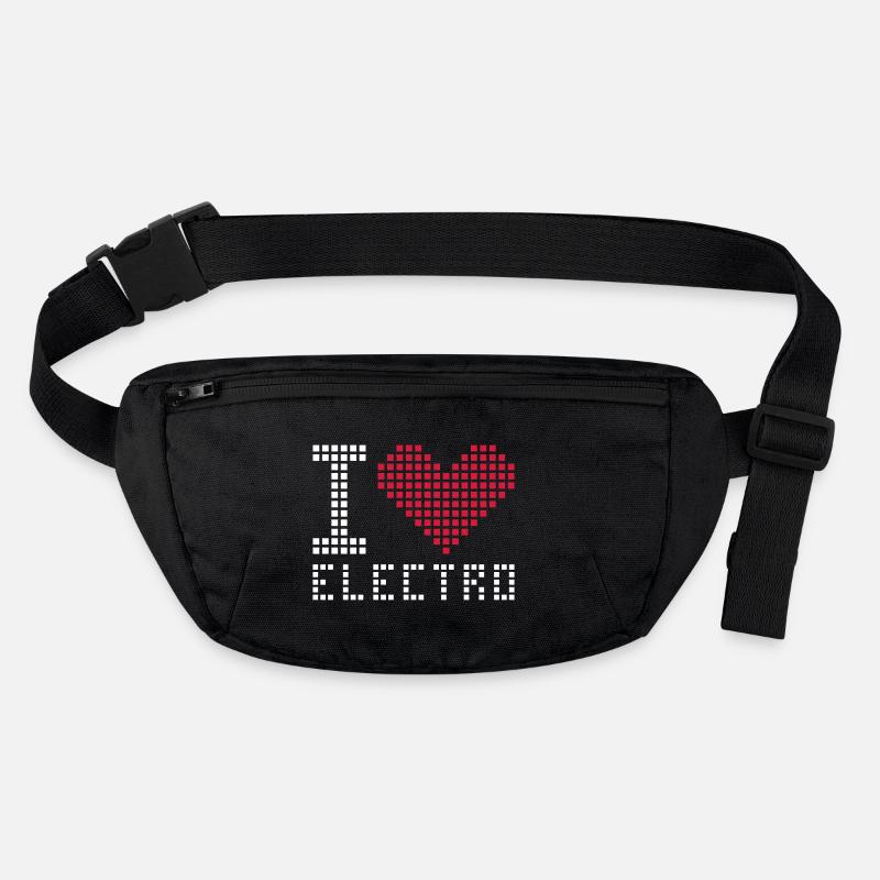 I heart love electro Stanley/Stella recycled Hip Bag 