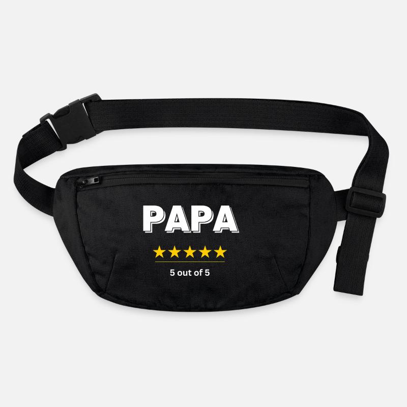 Papa Vater Vatertag Sterne Bester Papi Geschenk Stanley/Stella recycelte Gürteltasche