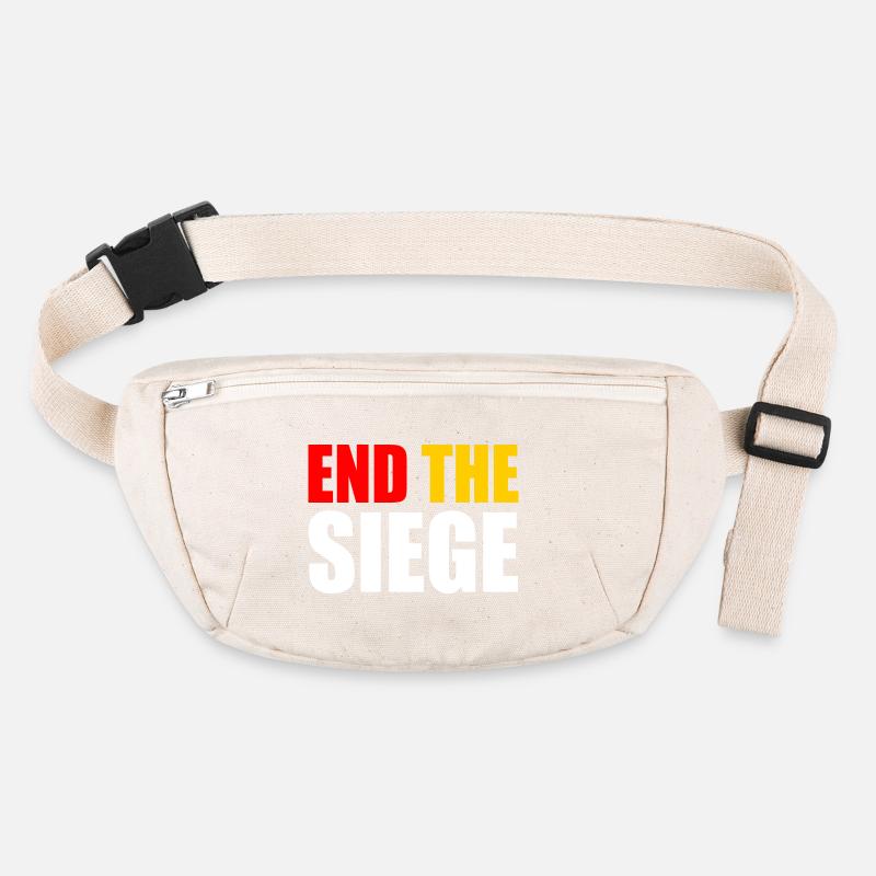 End the siege Stanley/Stella recycled Hip Bag 