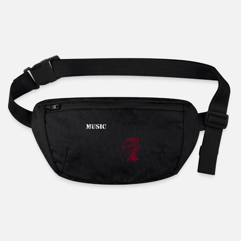 music as a stamp print design Stanley/Stella recycled Hip Bag 