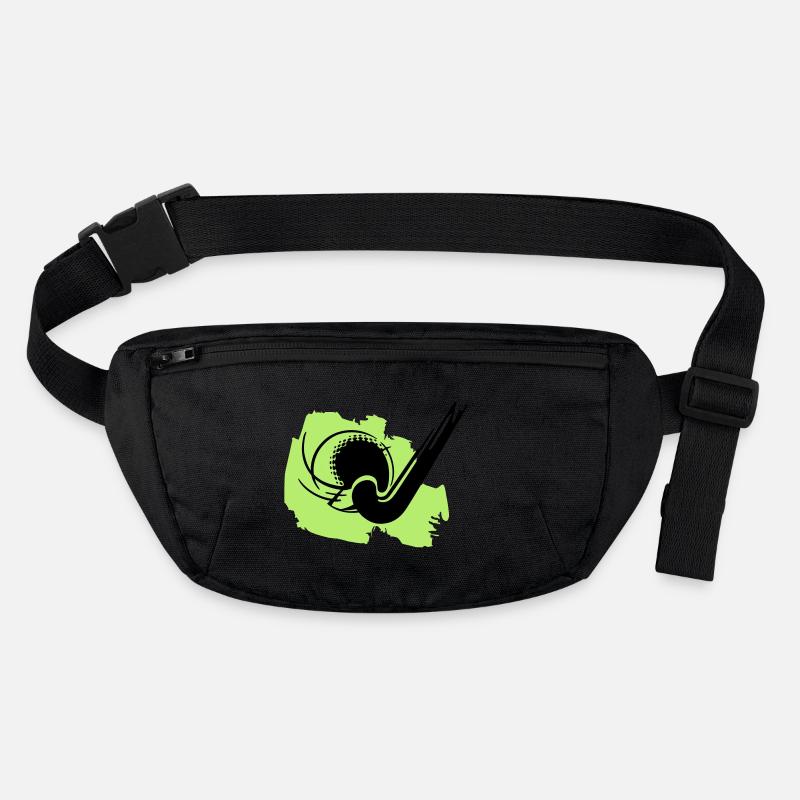 Hockey stick and ball Stanley/Stella recycled Hip Bag 