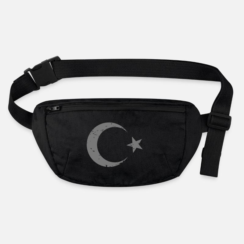 Drapeau turc style vintage Sac banane recyclé Stanley/Stella
