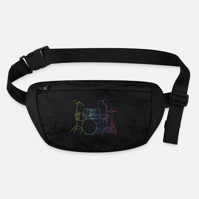 Drumset Sticks Drummer Drums Drummer Sac banane recyclé Stanley/Stella