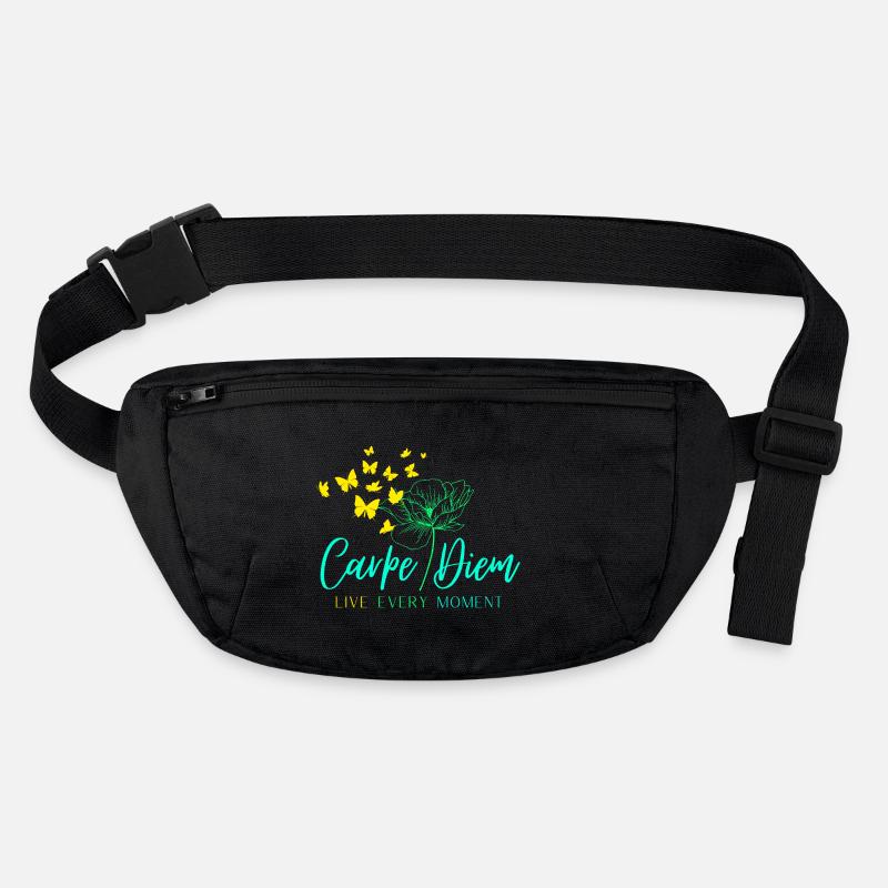 Carpe Diem VIVEZ CHAQUE INSTANT Sac banane recyclé Stanley/Stella