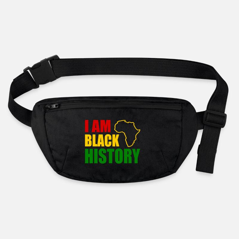 I am black history Stanley/Stella recycelte Gürteltasche