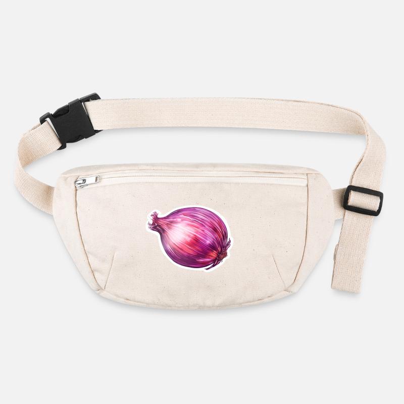 Zwiebel rot Stanley/Stella recycelte Gürteltasche