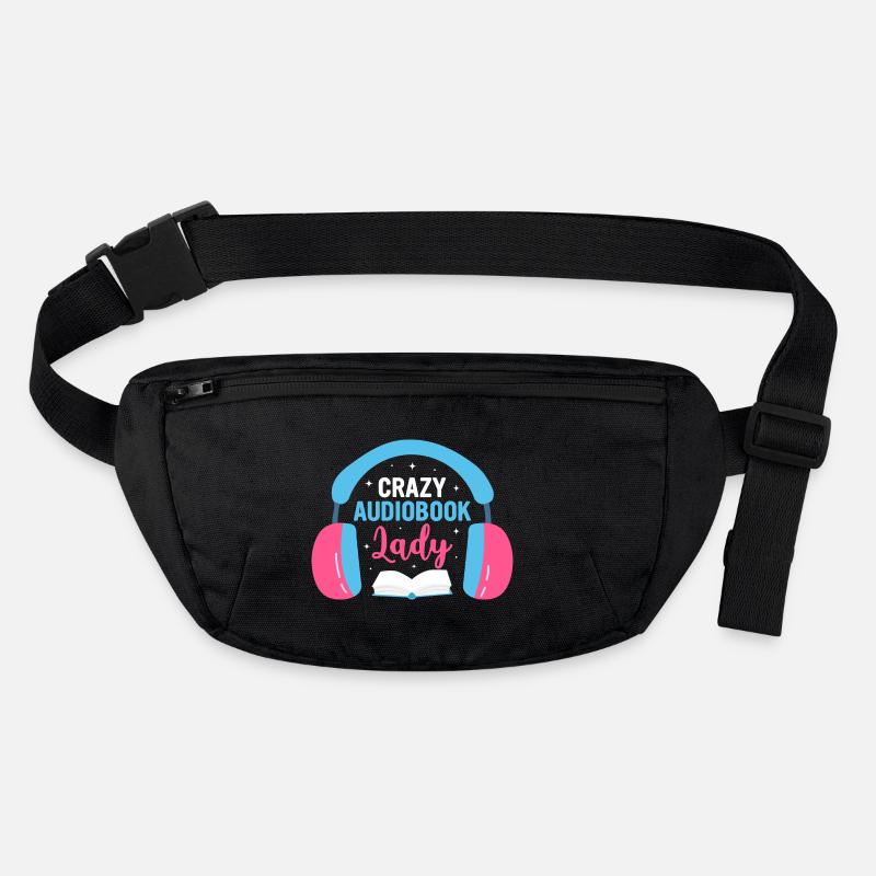 Epic Tales, Endless Love: Crazy Audiobook Lady Stanley/Stella recycelte Gürteltasche
