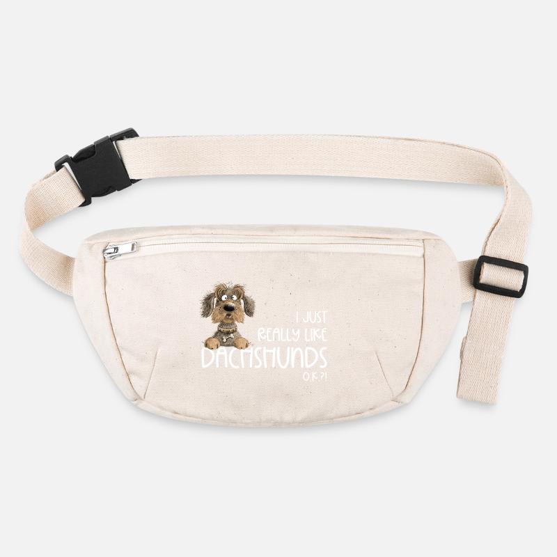 Lustiger Rauhaardackel Hund Dackel Spruch Hunde Stanley/Stella recycelte Gürteltasche