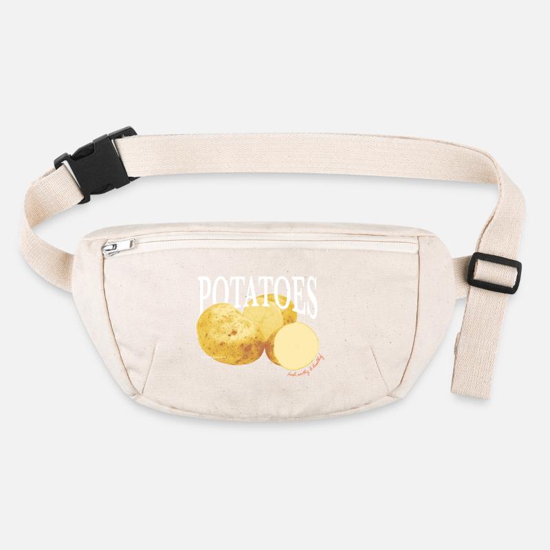 Pommes de terre – Retro Vegetable Statement Sac banane recyclé Stanley/Stella
