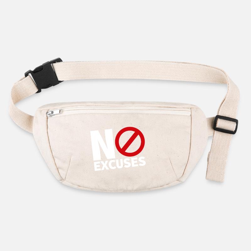 PAS D’EXCUSES blanc Sac banane recyclé Stanley/Stella