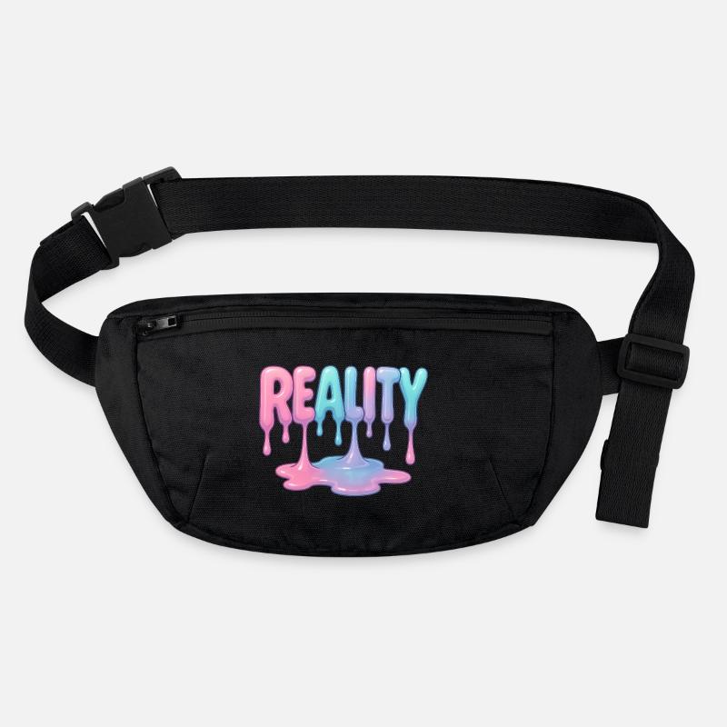 Reality - Dripping Pastel Font Stanley/Stella recycled Hip Bag 