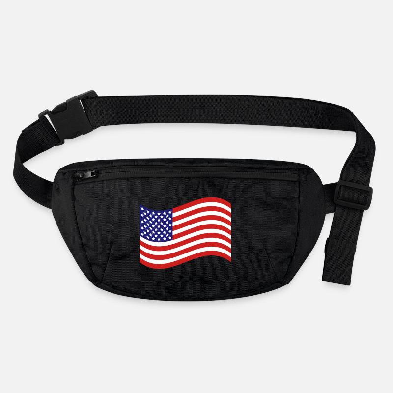 Drapeau des États-Unis Sac banane recyclé Stanley/Stella