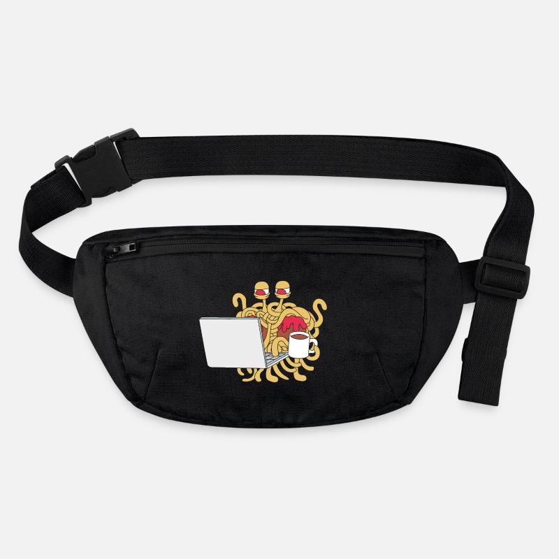 Monstre Spaghetti Volant Pastafari FSM Athée Sac banane recyclé Stanley/Stella