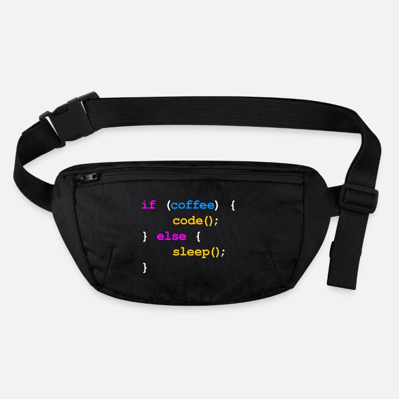 No Coffee No Code Programmer Computer Scientist Stanley/Stella recycled Hip Bag 