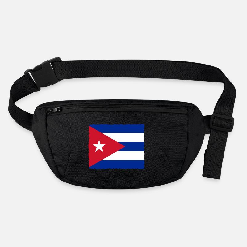 Cuba Drapeau Caraïbes Vacances Cuba Voyage La Havane Sac banane recyclé Stanley/Stella