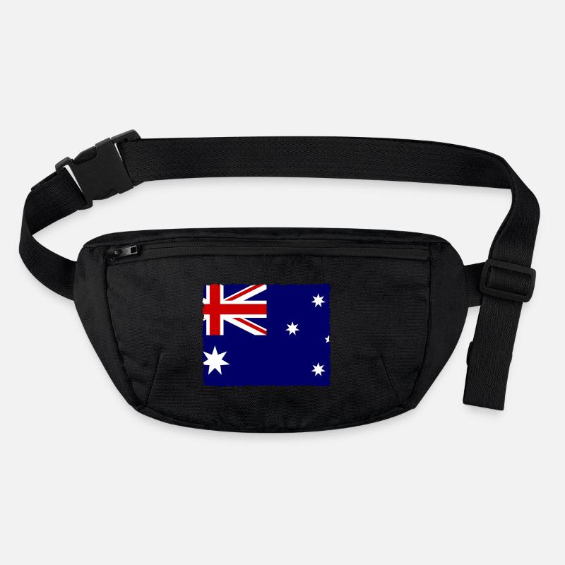 Australien Flagge Down Under Australische Fahne Stanley/Stella recycelte Gürteltasche