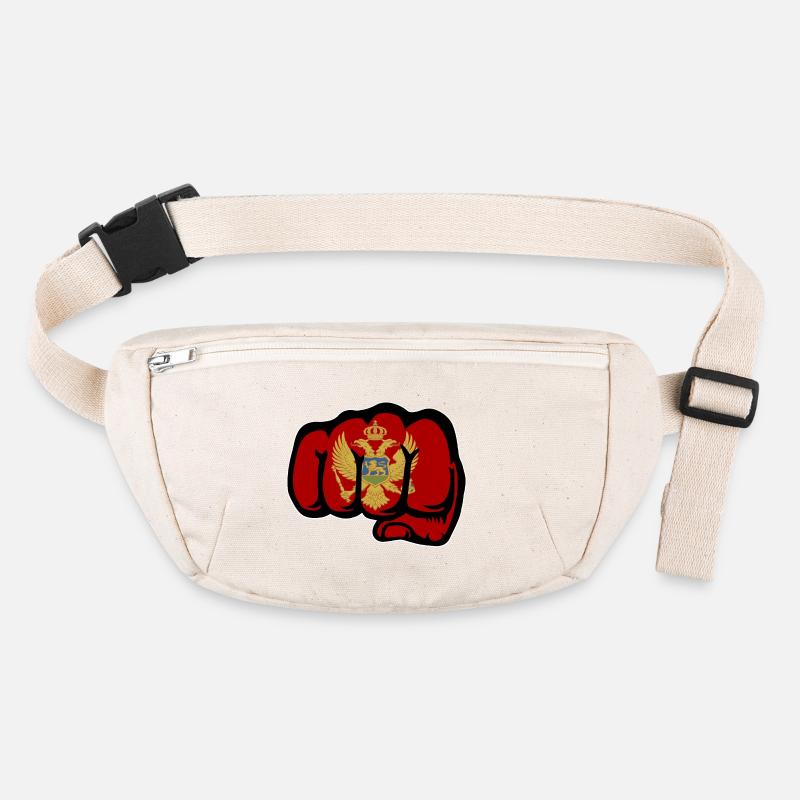 Montenegro Flagge Faust Stanley/Stella recycelte Gürteltasche