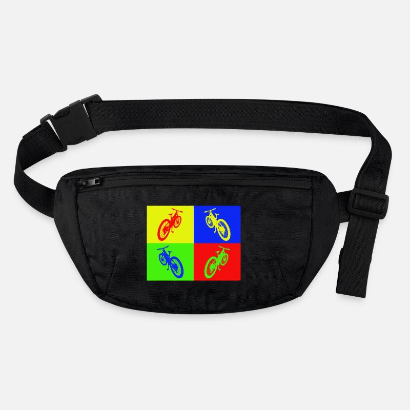 MTB Pop Art color Stanley/Stella recycelte Gürteltasche