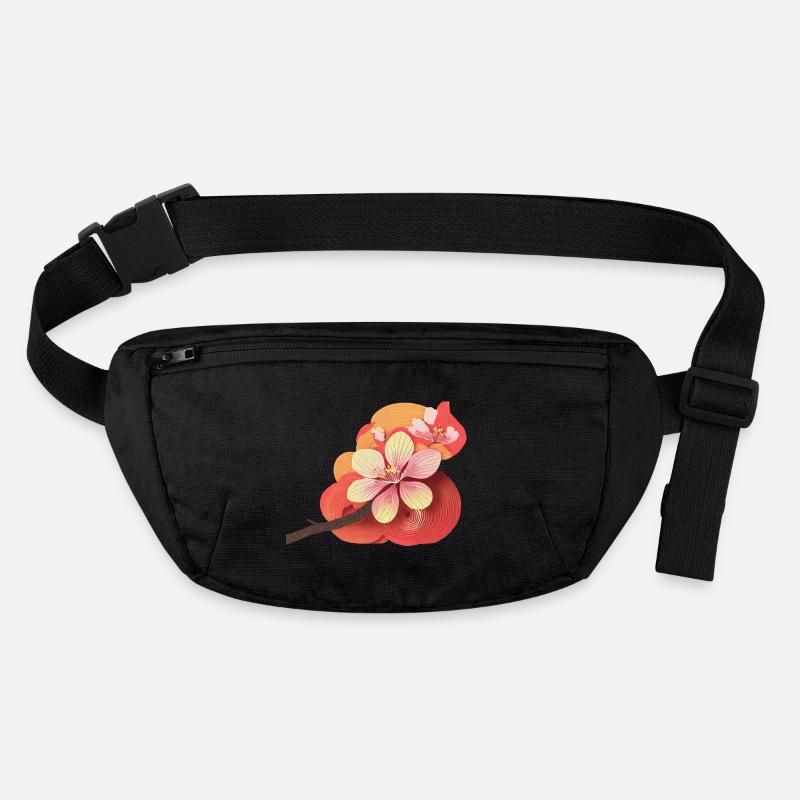 Fleur de cerisier Sac banane recyclé Stanley/Stella