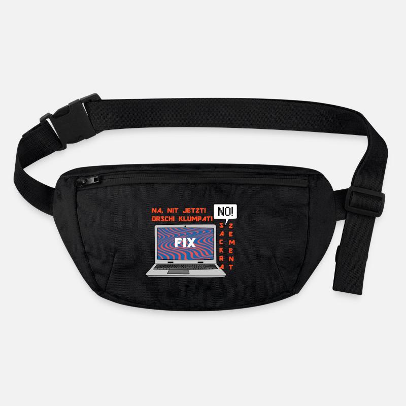 No picture 🤬 Klumpat! Retro Computer Humor Design Stanley/Stella recycled Hip Bag 