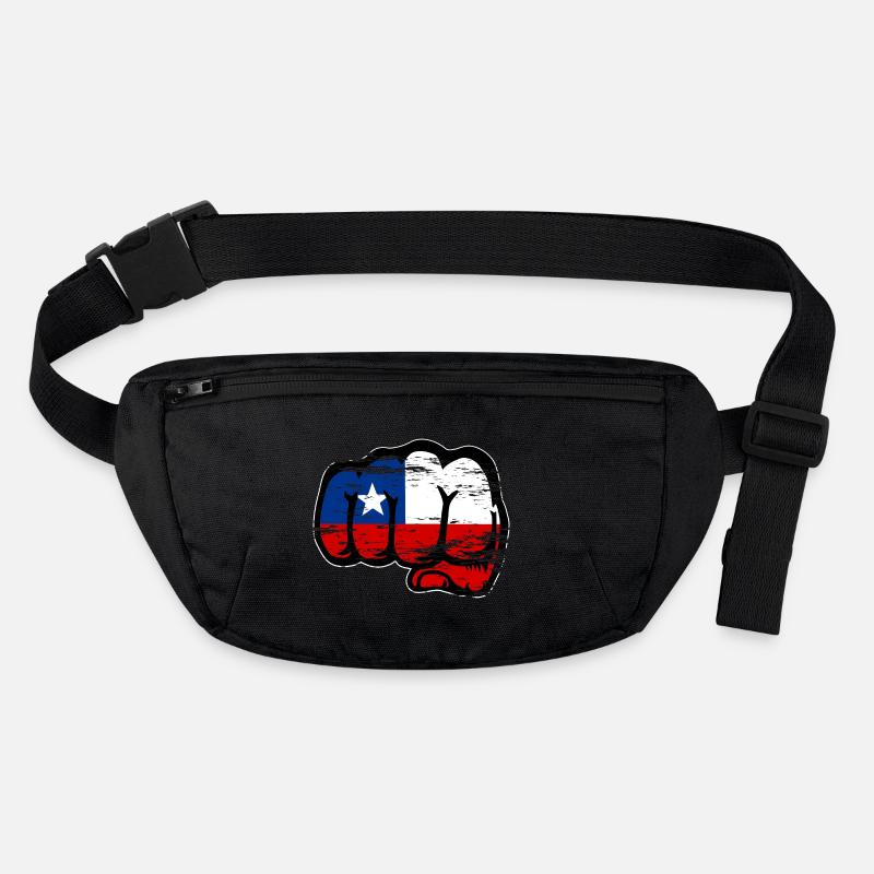 Chile Flagge Faust used Stanley/Stella recycelte Gürteltasche