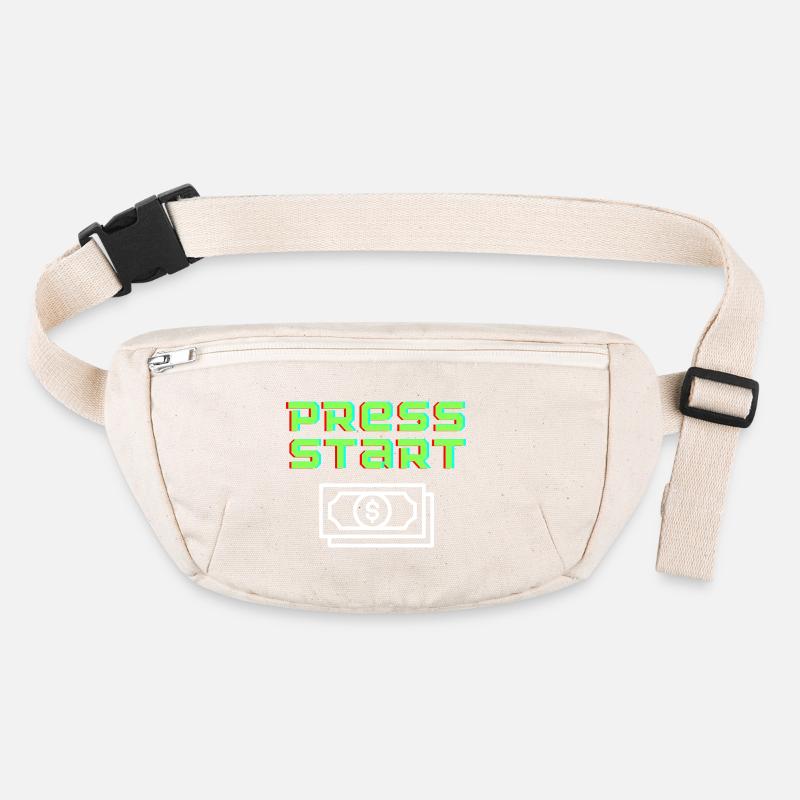 Press Start Retro Arcade Bill Stanley/Stella recycled Hip Bag 