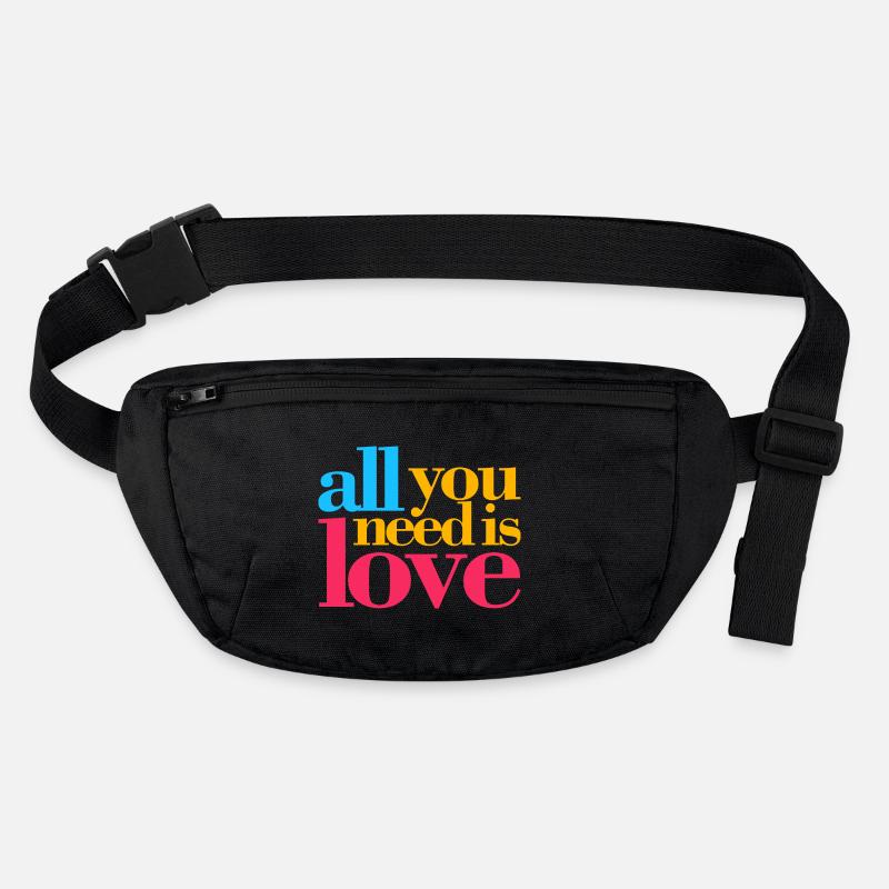 Tout ce dont vous avez besoin, c’est d’amour Sac banane recyclé Stanley/Stella