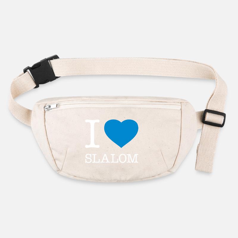 I LOVE SLALOM Stanley/Stella recycelte Gürteltasche
