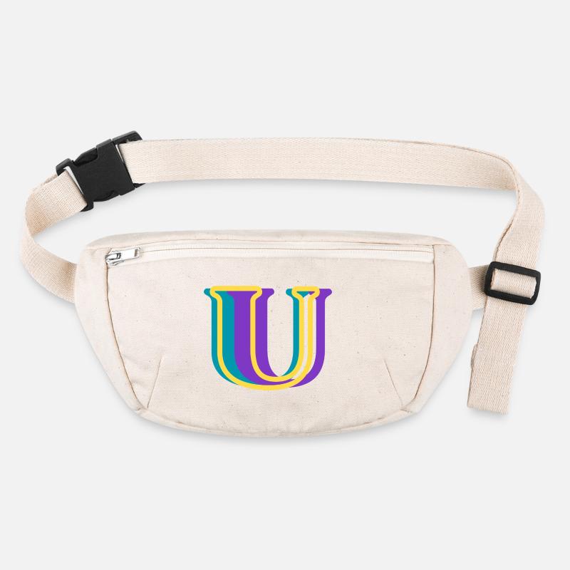 Multicolored letter u Stanley/Stella recycled Hip Bag 