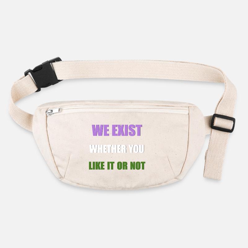 We Exist - Genderqueer Flag Stanley/Stella recycled Hip Bag 