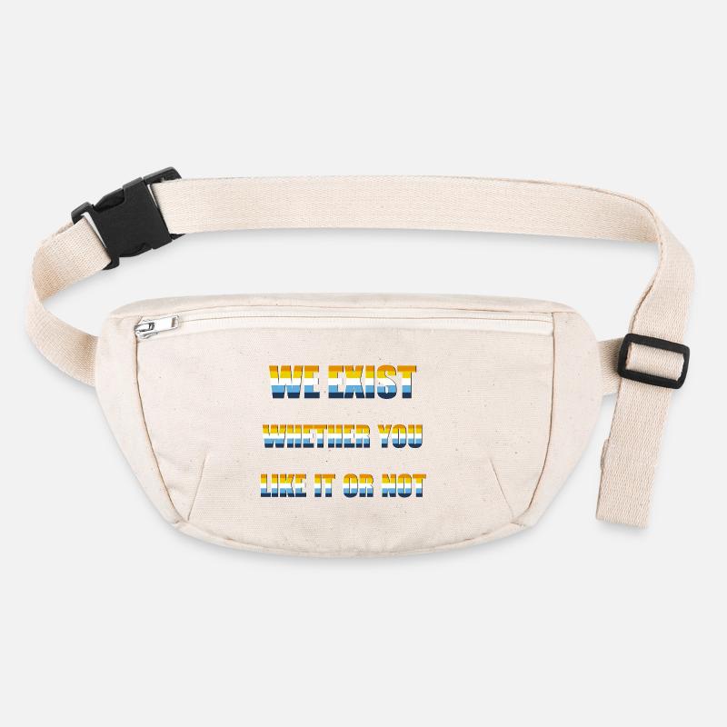 Nous existons - AroAce Flag Sac banane recyclé Stanley/Stella
