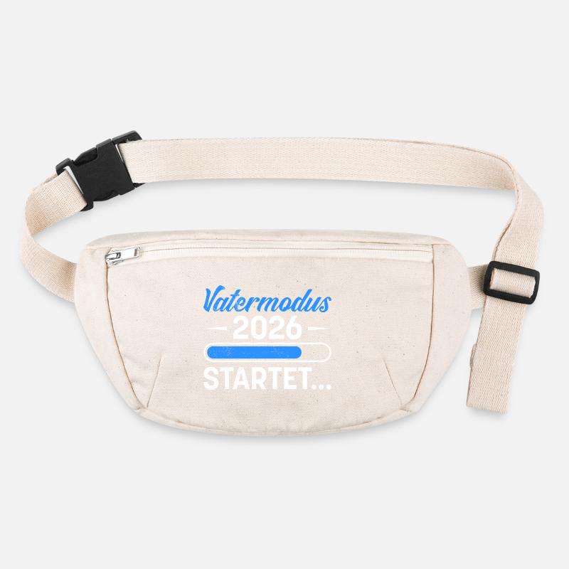 Future Dad FATHER MODE 2026 STARTS Stanley/Stella recycled Hip Bag 