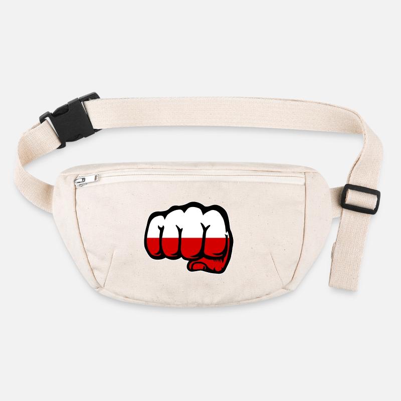 Polen Faust Flagge Stanley/Stella recycelte Gürteltasche