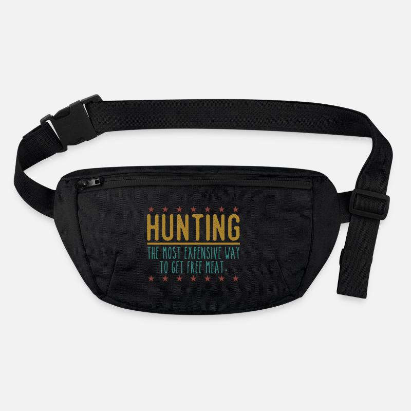Jäger Lustiger Spruch – Gratis Fleisch Design Stanley/Stella recycelte Gürteltasche